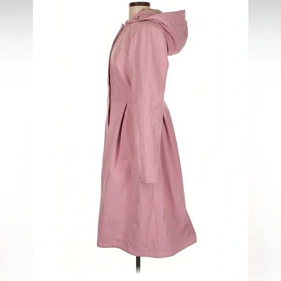 EUC RainSisters RARE Full Circle fit and flare pink Raincoat M - Picture 5 of 16